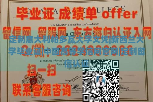 定制意大利帕多瓦大学文凭|新西兰大学毕业证|中国高等学信网官网|定制留信认证