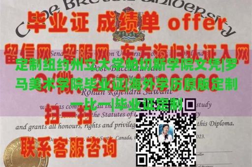 定制纽约州立大学帕切斯学院文凭|罗马美术学院毕业证|海外学历原版定制一比一|毕业证定制