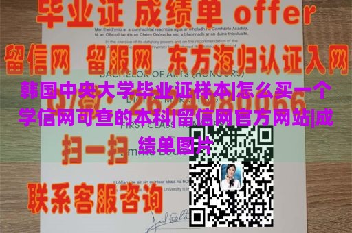 韩国中央大学毕业证样本|怎么买一个学信网可查的本科|留信网官方网站|成绩单图片