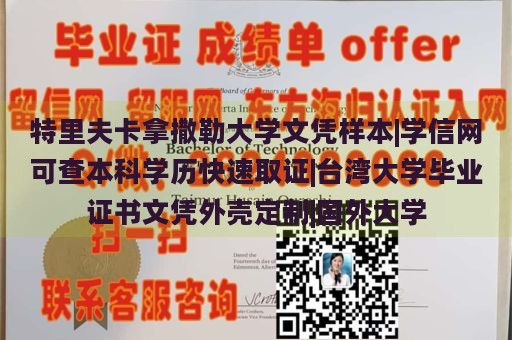 特里夫卡拿撒勒大学文凭样本|学信网可查本科学历快速取证|台湾大学毕业证书文凭外壳定制|国外大学