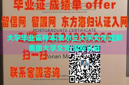 大学毕业证样本|爱尔兰大学文凭|定制美国大学文凭|留服认证