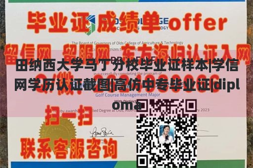 田纳西大学马丁分校毕业证样本|学信网学历认证截图|高仿中专毕业证|diploma