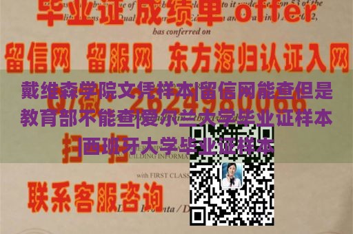 戴维森学院文凭样本|留信网能查但是教育部不能查|爱尔兰大学毕业证样本|西班牙大学毕业证样本