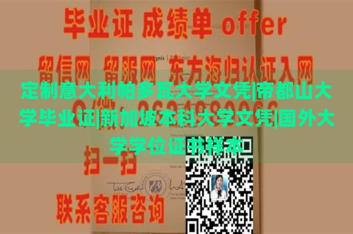 定制意大利帕多瓦大学文凭|帝都山大学毕业证|新加坡本科大学文凭|国外大学学位证书样本