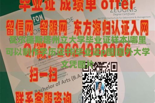 瓦尔德斯塔州立大学毕业证样本|哪里可以制作学历证书|毕业证p图|国外大学文凭图片