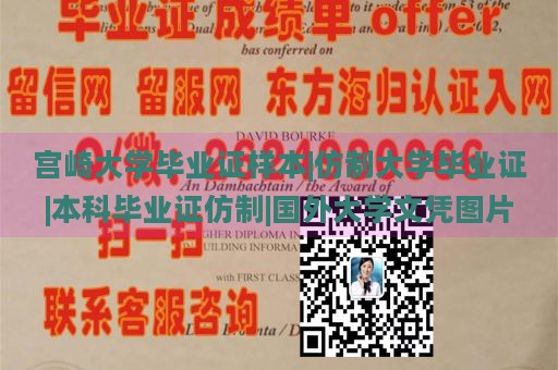 宫崎大学毕业证样本|仿制大学毕业证|本科毕业证仿制|国外大学文凭图片