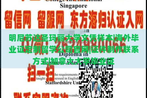 明尼苏达圣玛丽大学文凭样本|海外毕业证定制留学公司官网|证件制作联系方式|加拿大大学毕业证