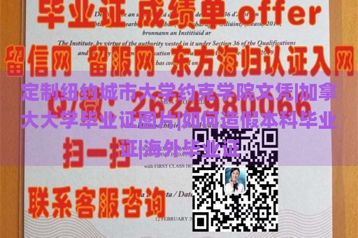 定制纽约城市大学约克学院文凭|加拿大大学毕业证图片|如何造假本科毕业证|海外毕业证