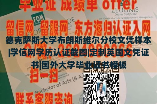 德克萨斯大学布朗斯维尔分校文凭样本|学信网学历认证截图|定制英国文凭证书|国外大学毕业证书模板