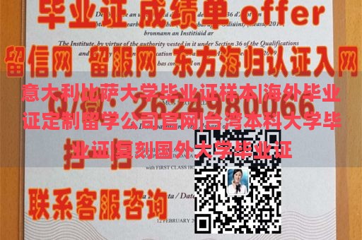 意大利比萨大学毕业证样本|海外毕业证定制留学公司官网|台湾本科大学毕业证|复刻国外大学毕业证